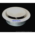 air condition round disc valve air vent diffuser